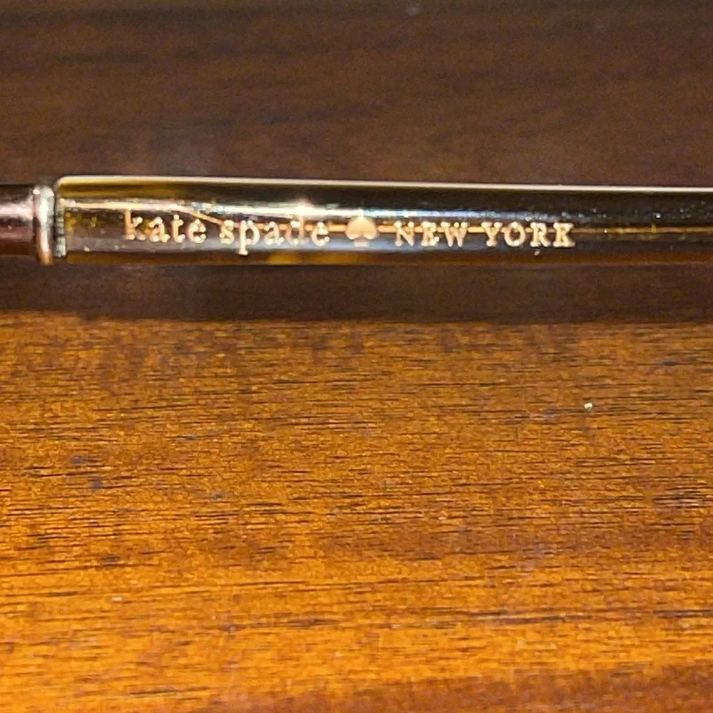 Kate Spade Eyeglasses Almira 0X52 Brown Tortoise Half Rim Frame 50[]17 140. NWOT